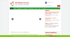 Desktop Screenshot of allwalesforum.org.uk